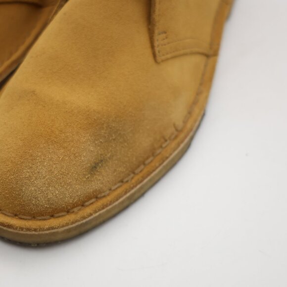 Clarks Originals Desert Chukka Boots Men's Size 9.5 M Tan Suede Crepe Sole - Picture 11 of 12